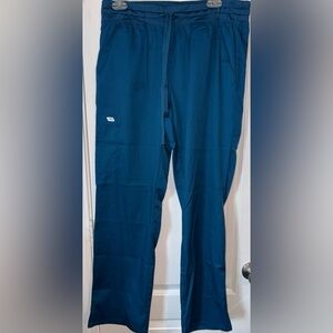 IRG Caribbean Blue Scrub Pants Medical Uniform Size L